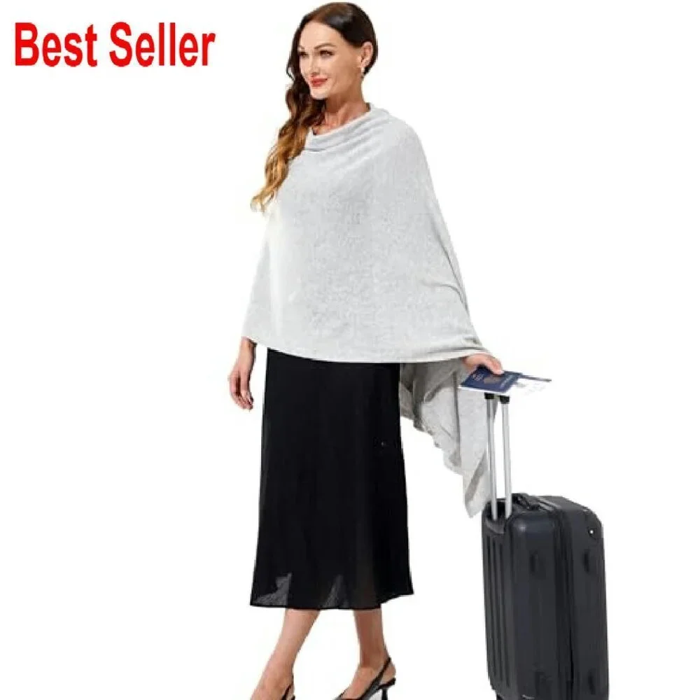 Luxury Cashmere Shawl Wrap Oversized Elegant Travel Essential Chic Soft